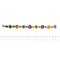 Bracelet Pasquale Bruni - Bracelet fleurs en or jaune 18 ct avec pierres colorées 58 Facettes 38664