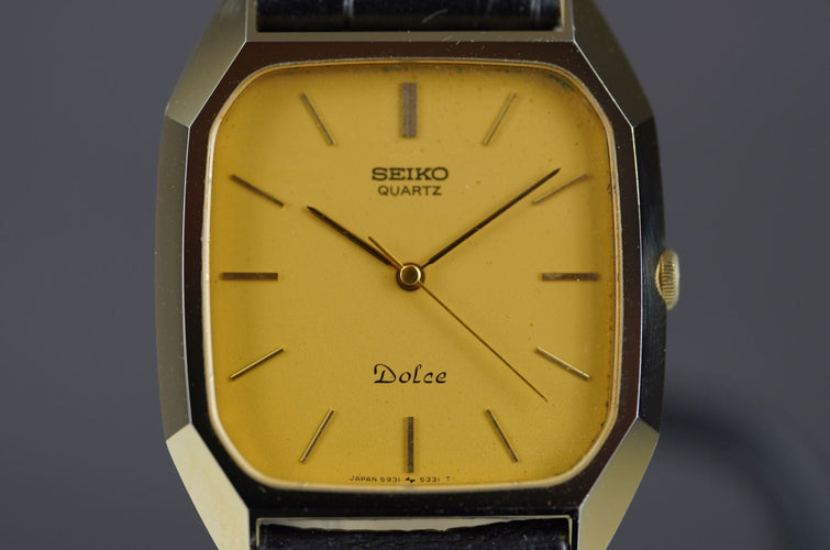 Seiko Dolce Tonneau - Montre en acier 58 Facettes TOT-10881