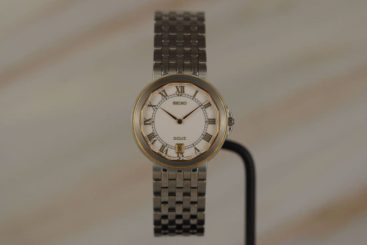 Montre Seiko Dolce - Montre en acier 5E39-5A00 58 Facettes TOT-11138