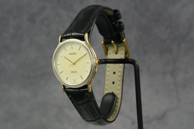 Montre Seiko Dolce - Montre 5E61-0A20 en acier 58 Facettes TOT-01490