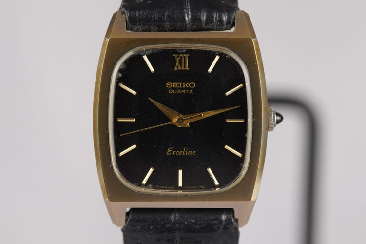 Montre Seiko Exceline Tonneau - Montre en acier 58 Facettes TOT-11118
