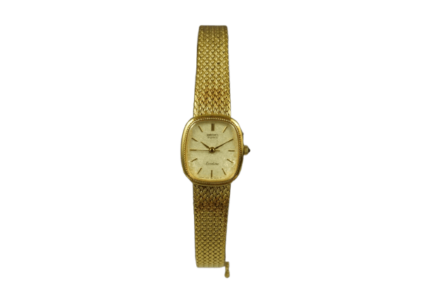 Seiko Exceline - Montre quartz en acier couleur or 58 Facettes TOT-11332