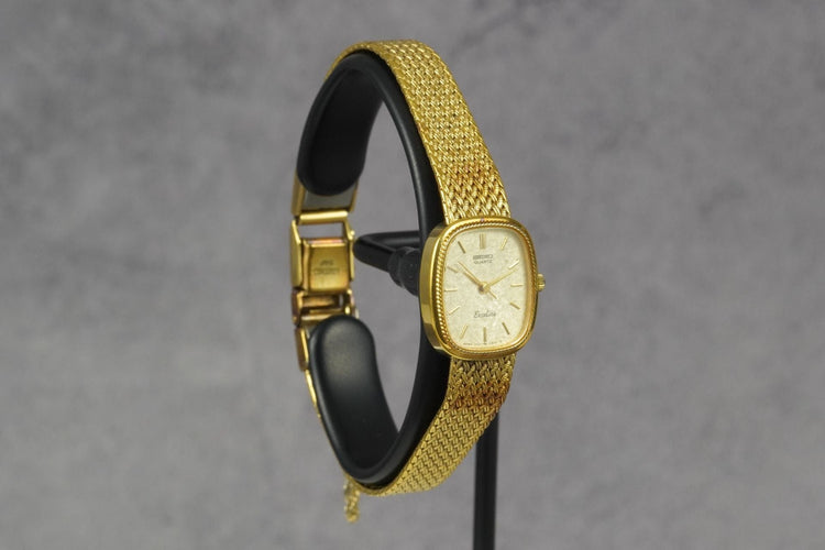 Seiko Exceline - Montre quartz en acier couleur or 58 Facettes TOT-11332