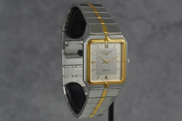 Longines Flagship Tank - Montre quartz en acier 58 Facettes TOT-11254