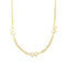 Collier Collier - chaîne maille plate avec 3 nœuds en or jaune 18 ct 58 Facettes 22063