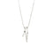 Collier Alfieri & St. John - Collier en or blanc 18 ct avec diamants 58 Facettes 38968