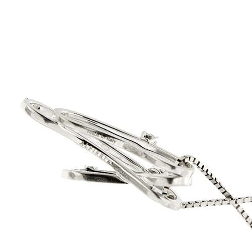 Collier Alfieri & St. John - Collier en or blanc 18 ct avec diamants 58 Facettes 38968