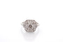Bague 53 Bague en platine avec diamant 0,91 ct et diamants 58 Facettes 27852-27053