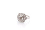 Bague 53 Bague en platine avec diamant 0,91 ct et diamants 58 Facettes 27852-27053