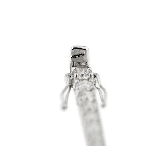 Bracelet Bracelet tennis en or blanc 18 ct et diamants 5,10 ct 58 Facettes 33555