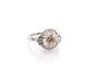 Bague 53.5 Bague en platine avec diamant 3,42 ct K/VS1 et diamants 58 Facettes 27866-27559dv