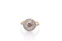 Bague 54 Bague en or 18k et platine avec diamant 1,15 ct et diamants 58 Facettes 27855-27536