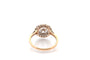 Bague 54 Bague en or 18k et platine avec diamant 1,15 ct et diamants 58 Facettes 27855-27536