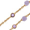 Collier MIMI - Collier en or rose 18 ct avec perles, améthystes et jade lavande 58 Facettes 32958