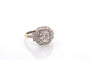 Bague 54 Bague diamant 1,06 ct H/SI2 en or 18k et platine 58 Facettes 27858-27497