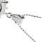 Collier Unoaerre - Collier à billes avec pendentif soleil et lune en or blanc 18 ct 58 Facettes 32074