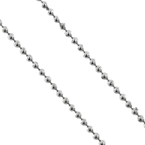 Collier Unoaerre - Collier à billes avec pendentif soleil et lune en or blanc 18 ct 58 Facettes 32074