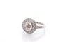 Bague 54 Bague diamant 1,20 ct F/SI1 en platine 58 Facettes 27856-27535