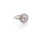 Bague 54 Bague diamant 1,20 ct F/SI1 en platine 58 Facettes 27856-27535