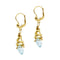 Boucles d'oreilles Boucles d’oreilles pendantes en or jaune 18 ct avec topazes 58 Facettes 36558