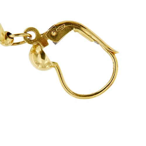 Boucles d'oreilles Boucles d’oreilles pendantes en or jaune 18 ct avec topazes 58 Facettes 36558