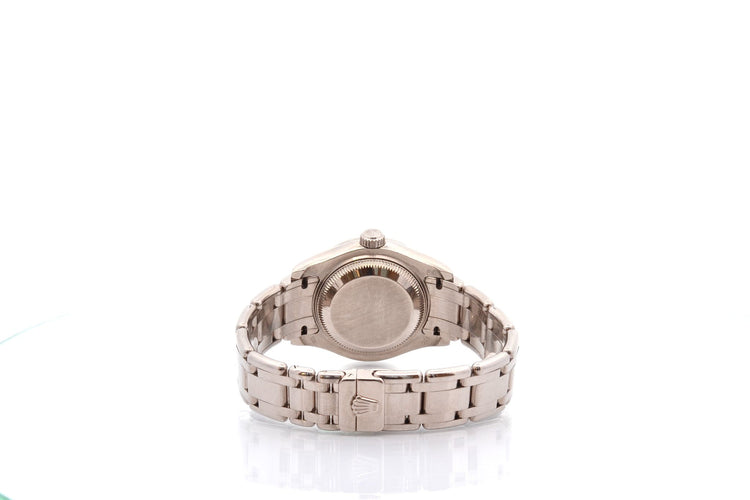 Montre Rolex Pearlmaster - Montre Oyster 80299 en or 18k et diamants 58 Facettes 27802dv