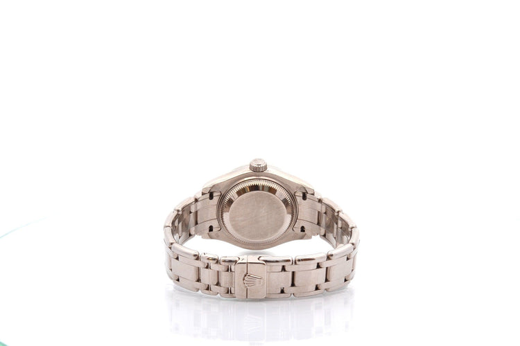 Montre Rolex Pearlmaster - Montre en or 18k sertie de diamants 58 Facettes 27802dv