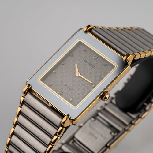 Montre Rado Florence - Montre quartz vintage 204.3630.2 58 Facettes TOT-02028
