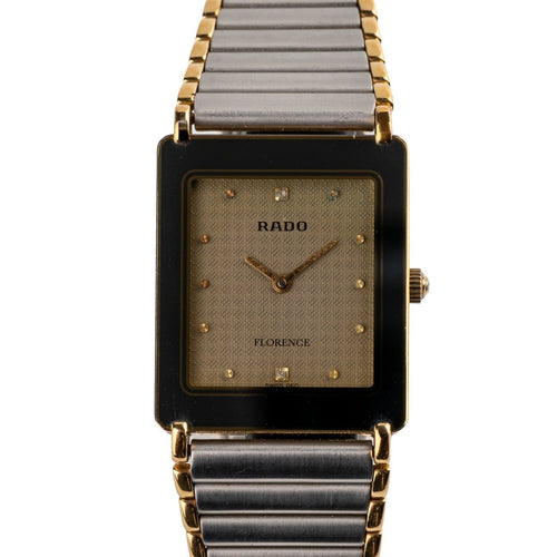 Montre Rado Florence - Montre quartz vintage 204.3630.2 58 Facettes TOT-02028