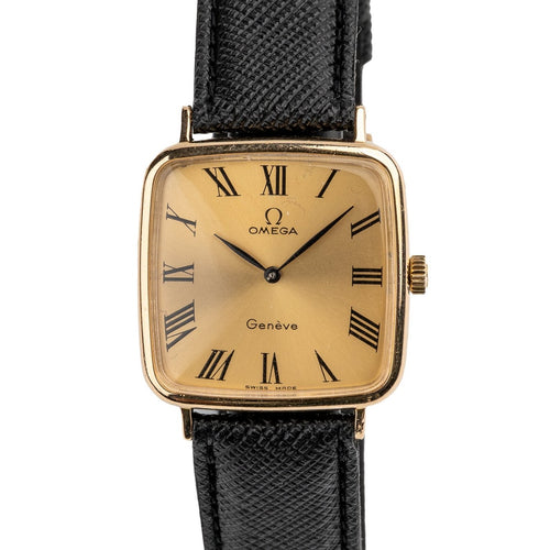 Montre Omega Genève - Montre unisexe plaqué or 58 Facettes TOT-02065