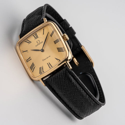 Montre Omega Genève - Montre unisexe plaqué or 58 Facettes TOT-02065