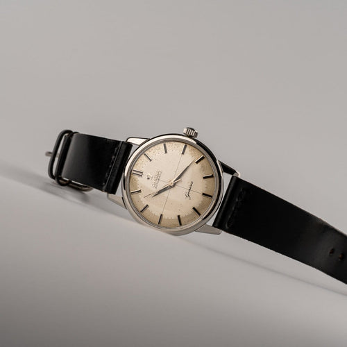 Montre Omega Genève Automatic - Montre en acier réf. 14702 3 SC 58 Facettes TOT-11084