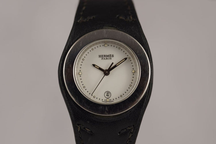 Montre Hermès Harnais - Montre HA3.210 en acier 58 Facettes TOT-10872