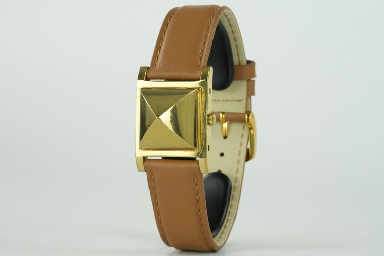 Montre Hermès Medor - Montre en acier, quartz 58 Facettes TOT-01962