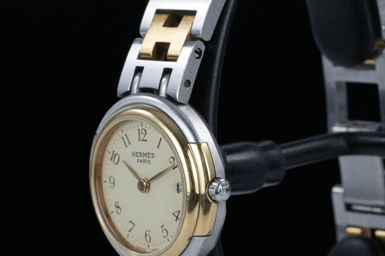 Montre Hermès Windsor - Montre 62.03 en acier bicolore 58 Facettes TOT-01810