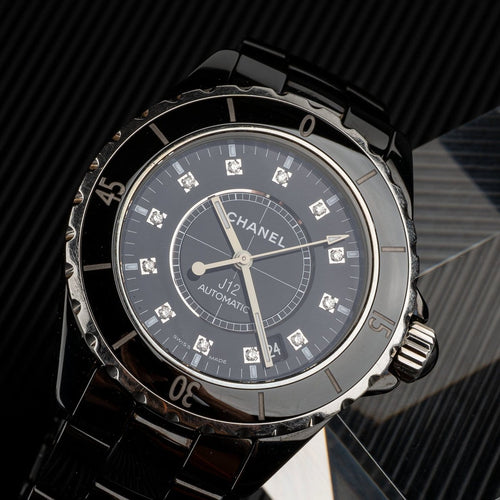 Montre Chanel J12 - Montre automatique H1626 en céramique noire 58 Facettes TOT-02021