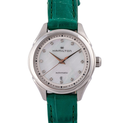 Hamilton Jazzmaster - Montre en acier cadran nacre 58 Facettes TOT-10221