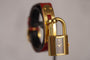 Montre Hermès Kelly - Montre plaqué or cadran bordeaux 58 Facettes TOT-11128