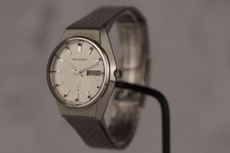 Seiko King Quartz - Montre en acier 58 Facettes TOT-10963