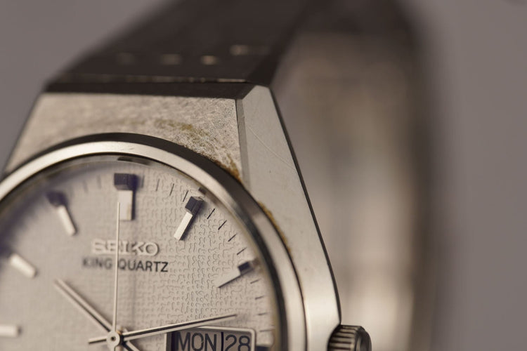Seiko King Quartz - Montre en acier 58 Facettes TOT-10963