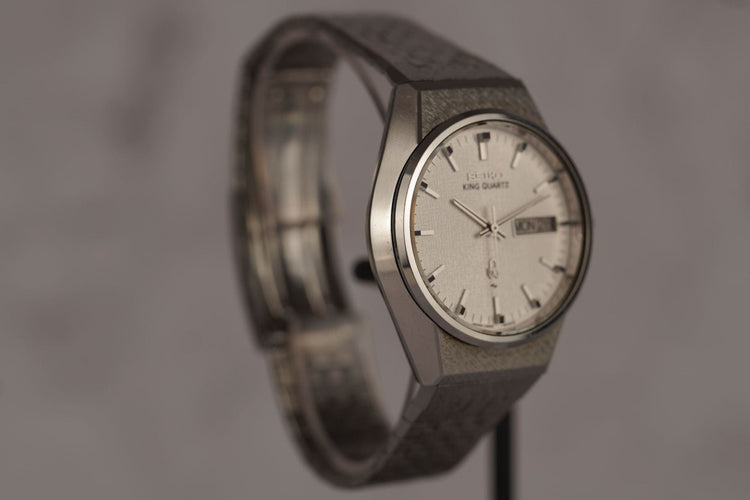 Seiko King Quartz - Montre en acier 58 Facettes TOT-10963