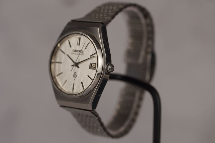 Seiko King Quartz - Montre en acier 58 Facettes TOT-10870
