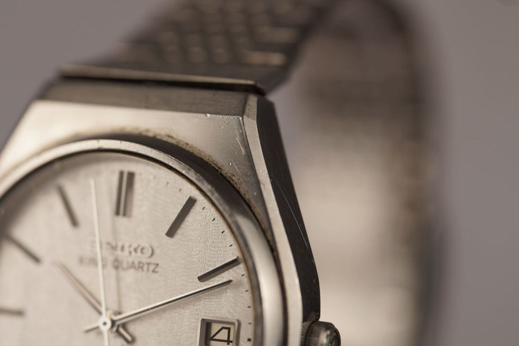 Seiko King Quartz - Montre en acier 58 Facettes TOT-10870