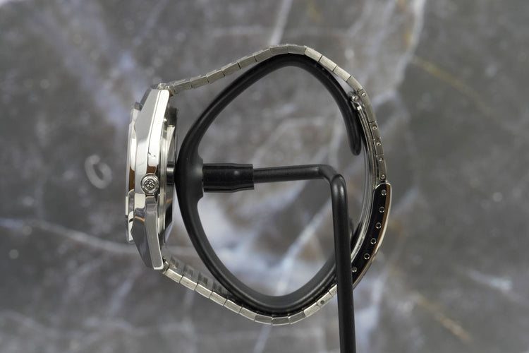 Seiko King Quartz - Montre en acier cadran bleu 58 Facettes TOT-11197