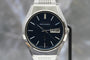Seiko King Quartz - Montre en acier cadran bleu 58 Facettes TOT-11197