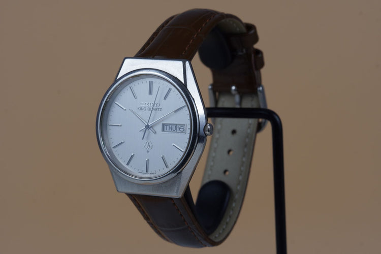Seiko King Quartz - Montre en acier 58 Facettes TOT-11277