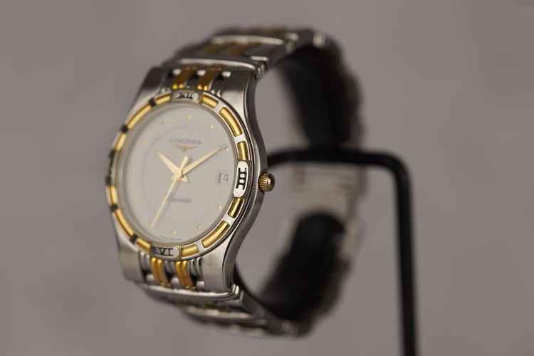 Longines Laureate - Montre unisexe en acier bicolore 58 Facettes TOT-11125