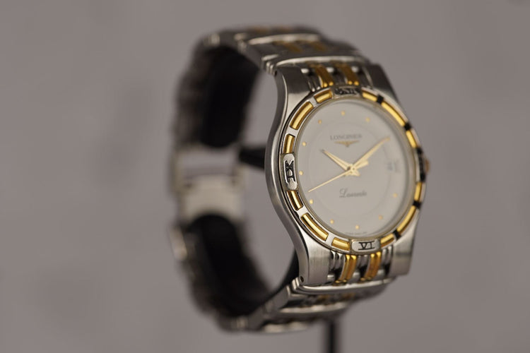 Longines Laureate - Montre unisexe en acier bicolore 58 Facettes TOT-11125