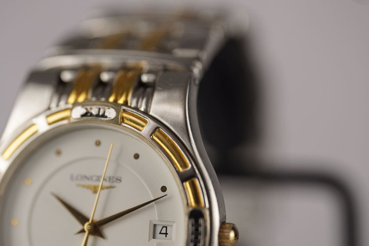 Longines Laureate - Montre unisexe en acier bicolore 58 Facettes TOT-11125