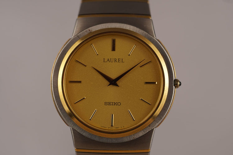 Seiko Laurel - Montre unisexe acier et or jaune 58 Facettes TOT-10679